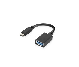 Lenovo LenovoUSB-CtoUSB-AAdapter USB cable 0.14 m USB 3.2 Gen 1 (3.1 Gen 1) USB C USB A Black - 4X90Q59481